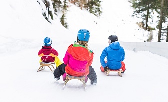 Familien Rodelspaß in Söll