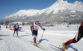 Cross-country skiing run