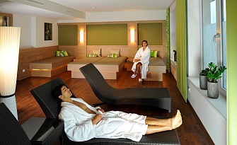 Relax in our wellness area