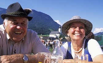 Tolle Stimmung beim Z'sammkemma in Söll